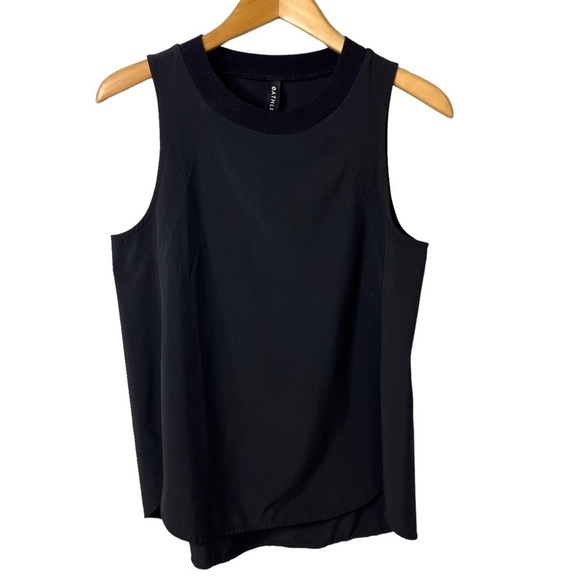 Athleta Zephyr Refined Tank Black Size Small Sleeveless Style 530125 - Picture 2 of 8